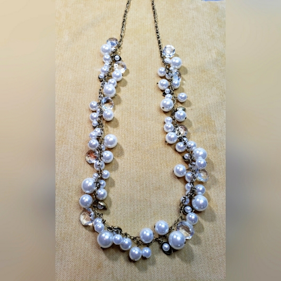 Chloe & Isabel Pearls and Crysyals Bauble Necklace - Picture 7 of 8